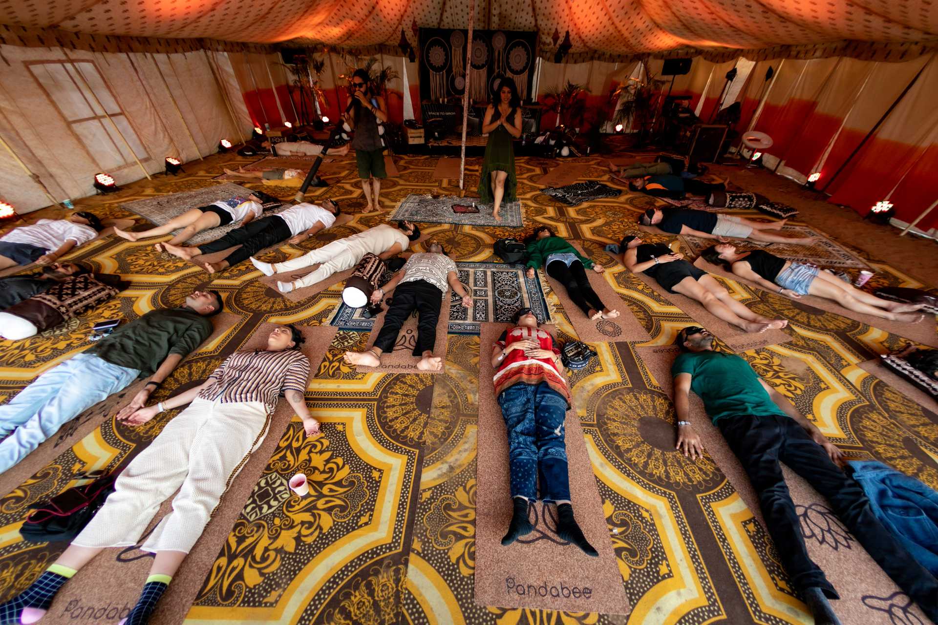 A meditation session at Magnetic Sanctuary - Image credit - Sachin Soni