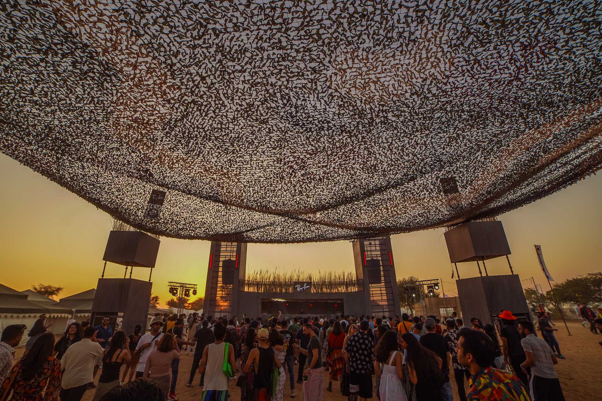 Ray-Ban Desert Oasis at dusk - Image - Wolfman