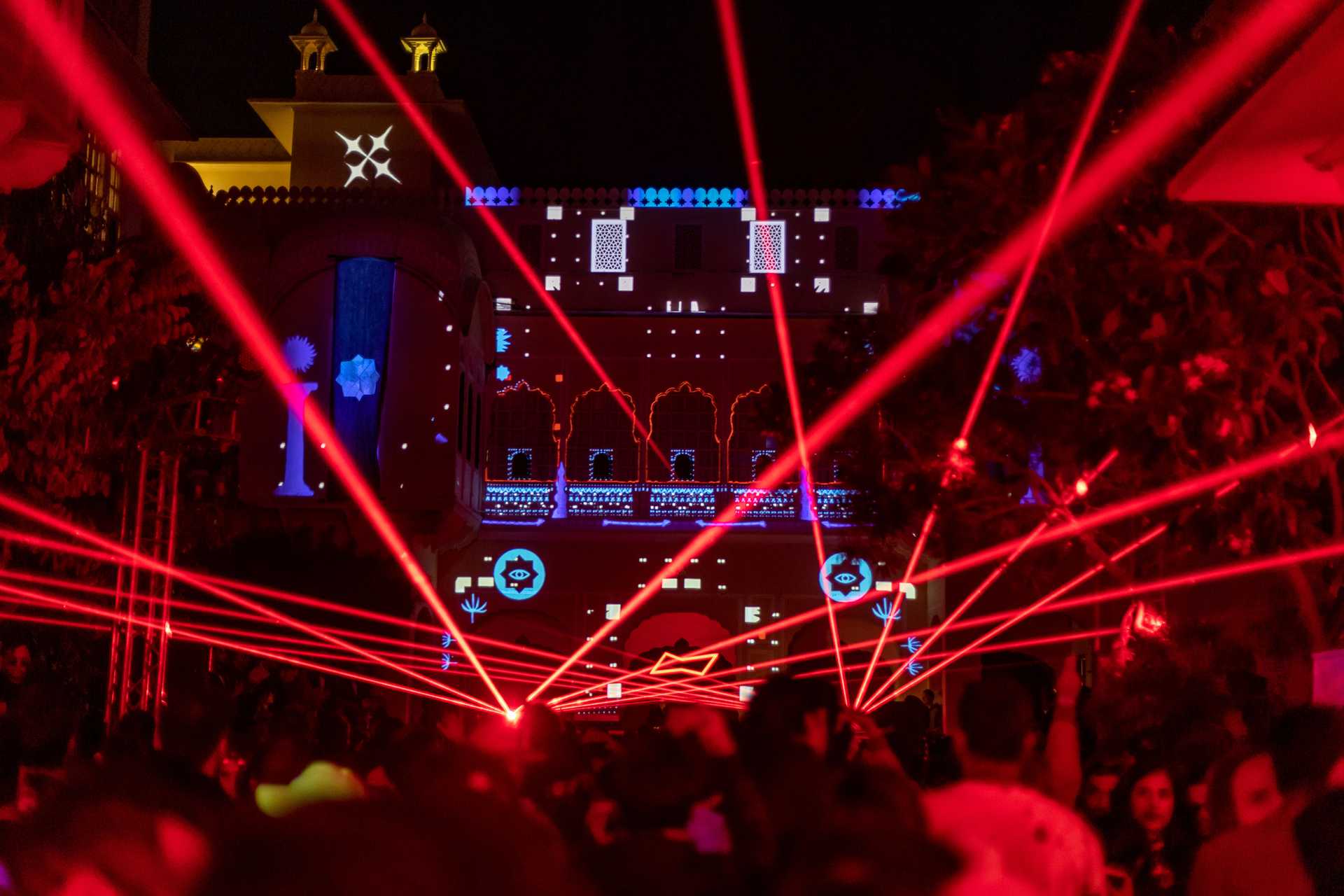 Lasers at the Budweiser North Stage - Image - Akash Oswal
