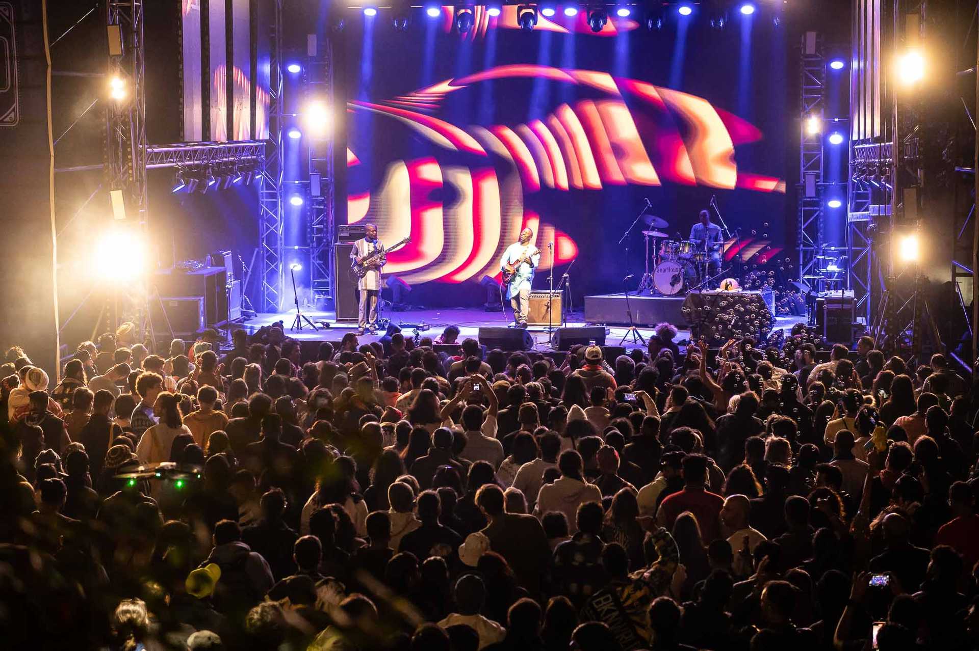 Vieux Farka Toure played to a packed stage at Jameson Connects South Stage at Magnetic Fields 2022 - Image - Polina Schapova